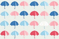 Umbrella backgrounds pattern architecture. AI generated Image by rawpixel.