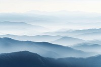 Foggy landscape mountain outdoors nature. 