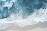 Beach ocean outdoors nature. AI generated Image by rawpixel.
