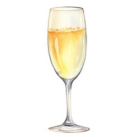 Champagne glass cocktail drink wine. AI generated Image by rawpixel.