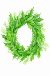 The Christmas wreath plant green leaf. AI generated Image by rawpixel.