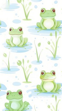 Frog backgrounds amphibian cartoon. AI generated Image by rawpixel.
