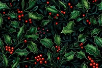 Pattern holly plant green. AI generated Image by rawpixel.