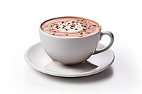 Indulgent Hot Chocolate chocolate coffee saucer. AI generated Image by rawpixel.