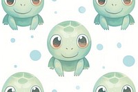 Pet turtle backgrounds cartoon pattern. AI generated Image by rawpixel.