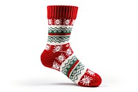 Christmas sock white background celebration decoration. AI generated Image by rawpixel.