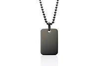 Dog tag necklace jewelry pendant locket. AI generated Image by rawpixel.