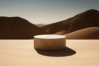 Podium desert outdoors nature. AI generated Image by rawpixel.