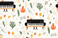 Piano pattern backgrounds keyboard. AI generated Image by rawpixel.