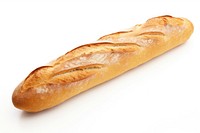 Baguette bread food white background. AI generated Image by rawpixel.