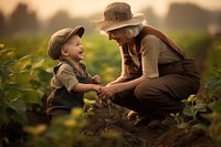 Agriculture outdoors portrait nature. AI generated Image by rawpixel.