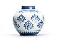 Chinese jar porcelain pottery white. AI generated Image by rawpixel.