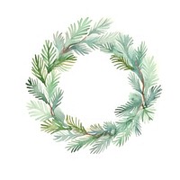 Christmas pine wreath plant tree celebration. AI generated Image by rawpixel.