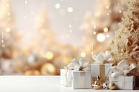 Christmas christmas white gift. AI generated Image by rawpixel.