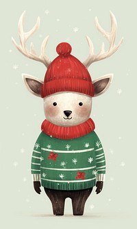 Christmas sweater winter nature. AI generated Image by rawpixel.