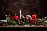 Candle decoration christmas tradition. AI generated Image by rawpixel.