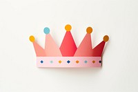 Crown paper Flat craft. AI generated Image by rawpixel.