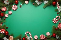 Christmas backgrounds green candy. AI generated Image by rawpixel.