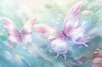 Flying butterflies backgrounds outdoors animal. AI generated Image by rawpixel.