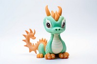 Polymer clay Chinese Dragon figurine dragon plush. AI generated Image by rawpixel.