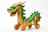 Wood Chinese Dragon dragon wood toy. AI generated Image by rawpixel.