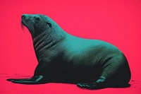 Wildlife animal mammal seal. AI generated Image by rawpixel.