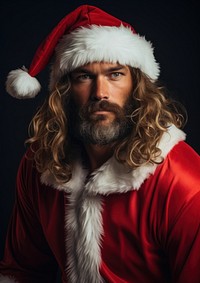 Christmas portrait adult photo. AI generated Image by rawpixel.