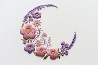 Embroidery pattern flower plant. AI generated Image by rawpixel.
