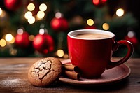 Cup christmas coffee cookie. AI generated Image by rawpixel.