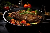 Food beef vegetable tomato. AI generated Image by rawpixel.
