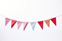 Hanging flag triangle festival. AI generated Image by rawpixel.