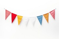 Flag hanging triangle festival. AI generated Image by rawpixel.