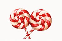 Christmas candy confectionery lollipop food. AI generated Image by rawpixel.