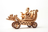 Christmas sleigh toy vehicle wood. AI generated Image by rawpixel.