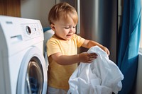 Laundry appliance washing dryer. AI generated Image by rawpixel.