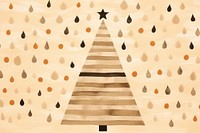 Aesthetic christmas tree backgrounds pattern drawing. AI generated Image by rawpixel.
