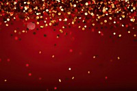 Gold confetti decorations backgrounds glitter red. AI generated Image by rawpixel.
