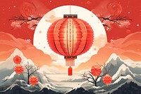 Chinese paper lantern holiday chinese new year transportation. AI generated Image by rawpixel.