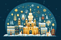 Hanukkah background winter christmas holiday. AI generated Image by rawpixel.