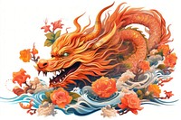 Dragon year art chinese new year representation. AI generated Image by rawpixel.