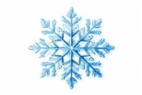 Snowflake white white background creativity. AI generated Image by rawpixel.