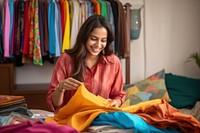 Online clothing shop adult woman entrepreneur. AI generated Image by rawpixel.