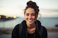 American young adult woman portrait braid individuality. AI generated Image by rawpixel.