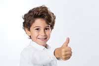 Boy smiling finger pointing smile. AI generated Image by rawpixel.