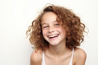 Girl smiling portrait laughing smile. AI generated Image by rawpixel.