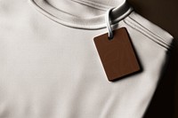 Clothing tag with design space