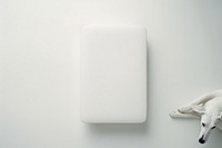 White dog technology porcelain. AI generated Image by rawpixel.