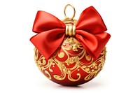 Christmas ball christmas pattern gold. AI generated Image by rawpixel.