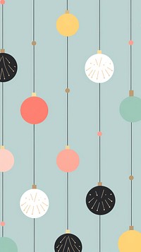 Chirstmas balls wallpaper pattern backgrounds. AI generated Image by rawpixel.
