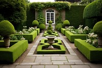 Garden architecture outdoors backyard. AI generated Image by rawpixel.